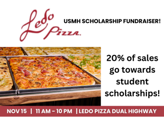 Ledo Pizza fundraiser, November 15 11 am - 10 pm, Dual Highway