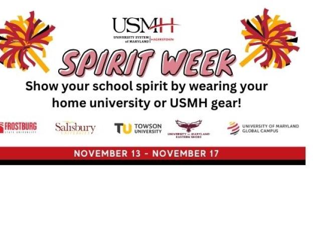 School Spirit - wear your school colors November 13 - November 17
