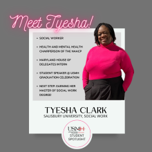 Tyesha Clark, Salisbury University Social Work Student at University System of Maryland at Hagerstown